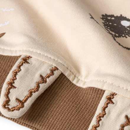 Set mit Hose & Pullover mit Igel-Applikation, beige, Gr. 86, 1 St ALANA