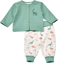 Set mit Jacke & Wendehose mit Dino-Muster, grün, Gr. 68, 1 St