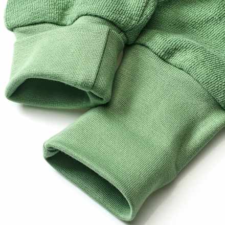 Set bestaande uit shirt met lange mouwen en dinosaurusmotief en broek met meegroeifunctie, beige + groen, maat 56, 1 st.