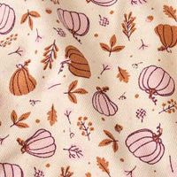 Set mit Langarmshirt mit Kürbis-Muster & Cord-Latzkleid, braun + rosa, Gr. 104, 1 St ALANA