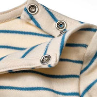 Set mit Langarmshirt & Velours-Hose mit Bären-Motiv, blau + beige, Gr. 62, 1 St