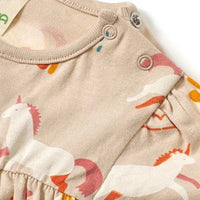 Set mit Leggings & Tunika mit Einhorn-Muster, beige, Gr. 86, 1 St ALANA