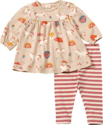 Set mit Leggings & Tunika mit Einhorn-Muster, beige, Gr. 86, 1 St ALANA