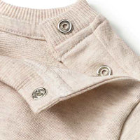 Set mit Sweatshirt mit Fahrzeug-Stickerei & Jogginghose, beige, Gr. 86, 1 St