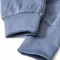 ALANA Set mit Sweatshirt mit Hunde-Muster & Velours-Hose, blau, Gr. 68, 1 St