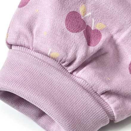 Set mit Sweatshirt & Wendehose & Mitwachsfunktion, lila, Gr. 62, 1 St