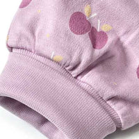 Set mit Sweatshirt & Wendehose & Mitwachsfunktion, lila, Gr. 68, 1 St