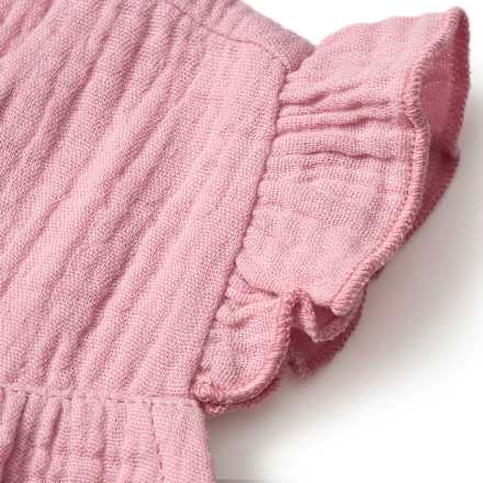 Set mit Tunika und Shorts aus Musselin, rosa, Gr. 86, 1 St