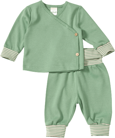 Set mit Wickelshirt & Hose Pro Climate, grün, Gr. 62, 1 St