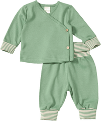 Set mit Wickelshirt & Hose Pro Climate, grün, Gr. 62, 1 St