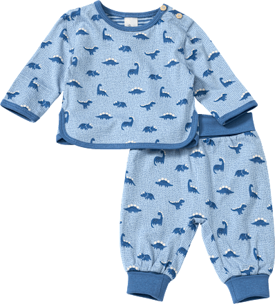 Set Pro Climate met lange mouwen shirt &amp; broek met groeifunctie, blauw, maat 62