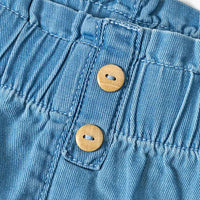 Shorts aus Jeans-Stoff & mit Holzknöpfen, blau, Gr. 128, 1 St ALANA