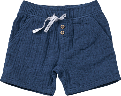 Shorts aus Musselin, blau, Gr. 104, 1 St