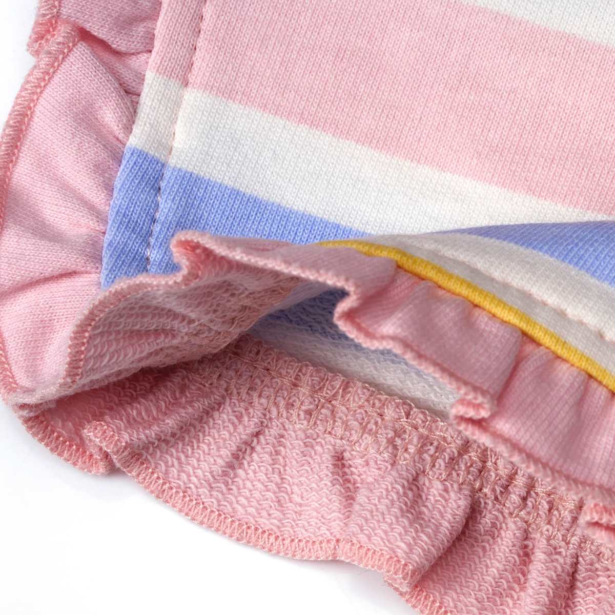 ALANA Shorts aus Sweat mit Streifen-Muster, rosa, Gr. 98, 1 St