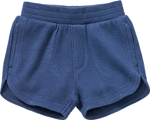 Shorts aus Sweat mit Waffel-Struktur, blau, Gr. 86, 1 St