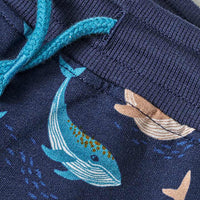 Shorts mit Wal-Muster, blau, Gr. 128, 1 St ALANA
