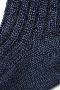 Socken aus Bio-Schurwolle, blau, Gr. 15/16, 1 St
