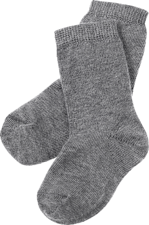 Socken, grau, Gr. 19/22, 1 St