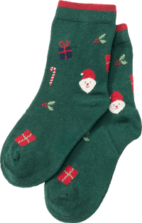ALANA Socken mit Weihnachts-Muster, grün, Gr. 31/33, 1 St