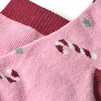 ALANA Socken mit Weihnachts-Muster, pink, Gr. 33/35