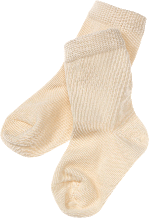 Socken, weiß, Gr. 18/19, 1 St