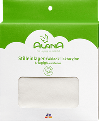 Stilleinlagen 4-lagig aus Bio-Baumwolle natur 13cm, 2 St