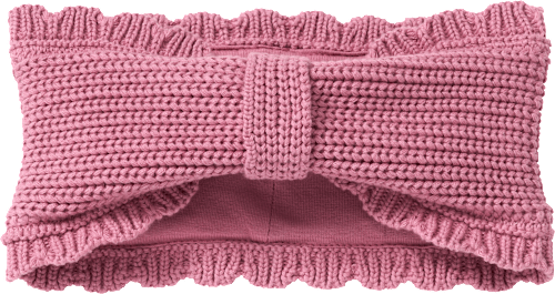 Stirnband aus Strick, rosa, Gr. 54/55, 1 St