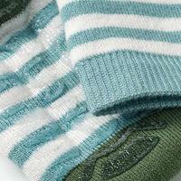 Stoppersocken mit Faultier-Motiv, grün + weiß, Gr. 25/26, 1 St