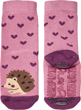 ALANA Stoppersocken mit Igel-Motiv, rosa, Gr. 23/24, 1 St