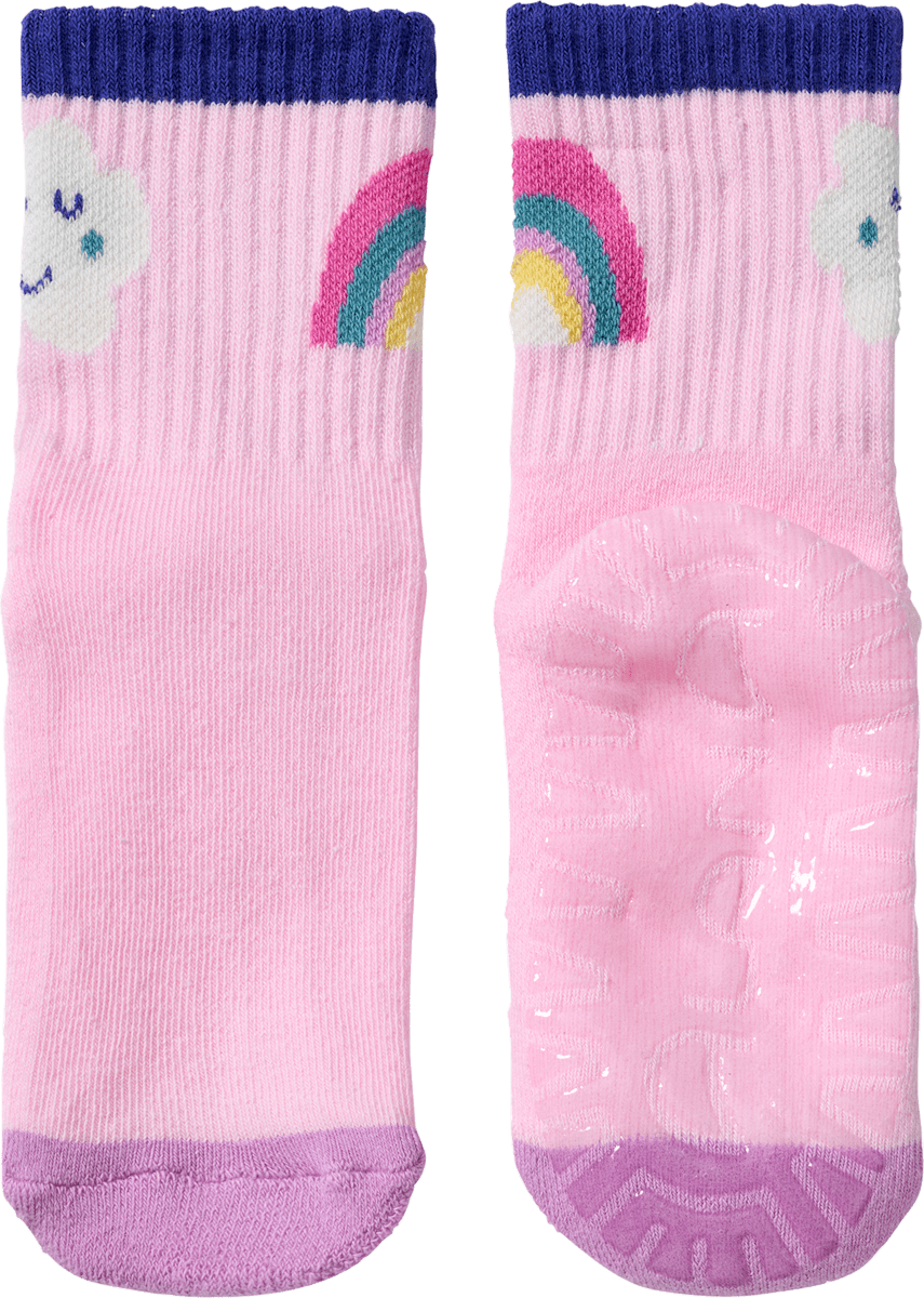 ALANA Stoppersocken mit Regenbogen-Muster, rosa, Gr. 21/22, 1 St