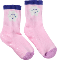Stoppersocken mit Regenbogen-Muster, rosa, Gr. 23/24, 1 St