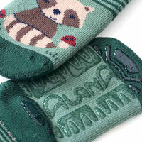 ALANA Stoppersocken mit Waschbär-Motiv, grün, Gr. 23/24, 1 St