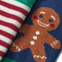 Stoppersocken mit Weihnachts-Muster, blau, Gr. 23/24, 1 St