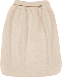 Badstof romper half-sack, naturel, maat 62/68, 1 stuk