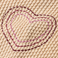 Strickjacke mit Herz-Stickerei, beige, Gr. 140, 1 St