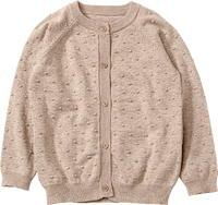 Cardigan met noppen, beige, maat 110 128, 1 stuk