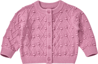 Strickjacke mit Noppen-Struktur, beere, Gr. 68, 1 St