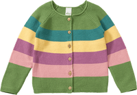 Strickjacke mit Ringel-Muster, bunt, Gr. 116, 1 St ALANA