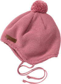 ALANA Strickmütze mit Bommel, rosa, Gr. 46/47, 1 St