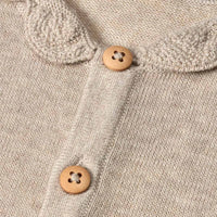 ALANA Strickoverall mit Kragen, beige, Gr. 68, 1 St