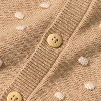 ALANA Strickoverall mit Mitwachsfunktion & Noppen-Muster, beige, Gr. 68, 1 St