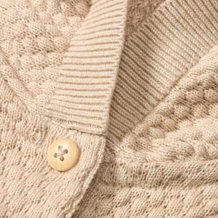 Strickoverall mit Waffel-Struktur & Mitwachsfunktion, beige, Gr. 62, 1 St