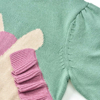 ALANA Strickpullover mit Einhorn-Motiv, grün, Gr. 104, 1 St