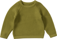 ALANA Strickpullover mit Raglan-Ärmel, grün, Gr. 116, 1 St