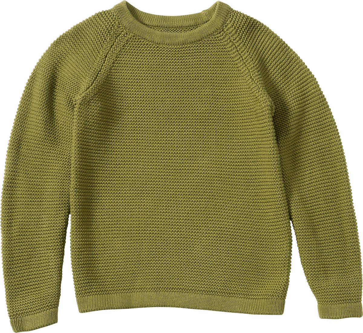 ALANA Strickpullover mit Raglan-Ärmel, grün, Gr. 134, 1 St