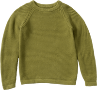 ALANA Strickpullover mit Raglan-Ärmel, grün, Gr. 134, 1 St