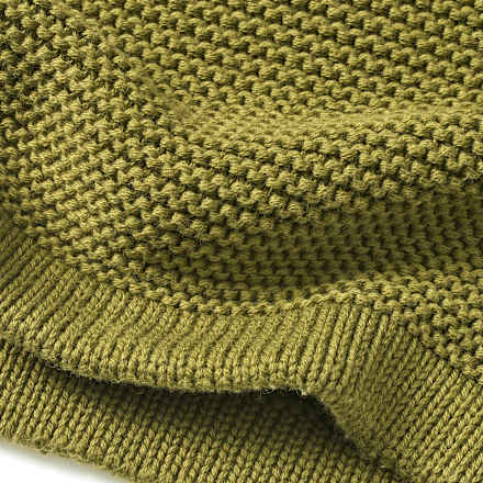 Strickpullover mit Raglan-Ärmel, grün, Gr. 140, 1 St