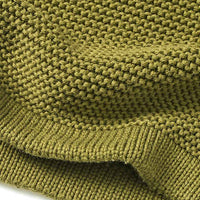 Strickpullover mit Raglan-Ärmel, grün, Gr. 140, 1 St