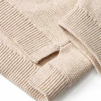 Strickpullover mit Wolle, braun, Gr. 104, 1 St
