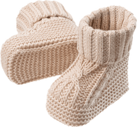 Strickschuhe, beige, 0-3 Monate, 1 St